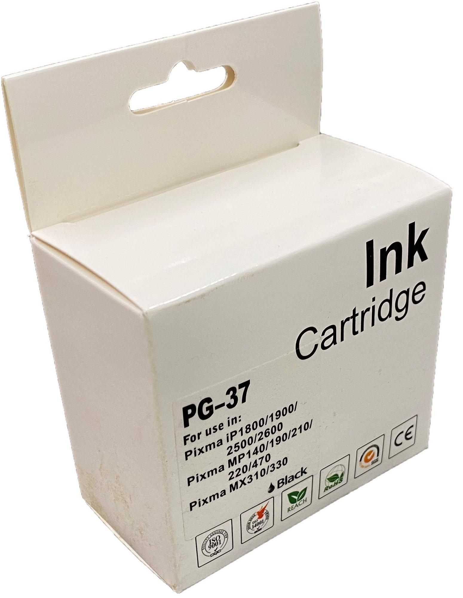 Remanufactured Canon IP1800 PG-37 Black Ink Ctg 2145B001