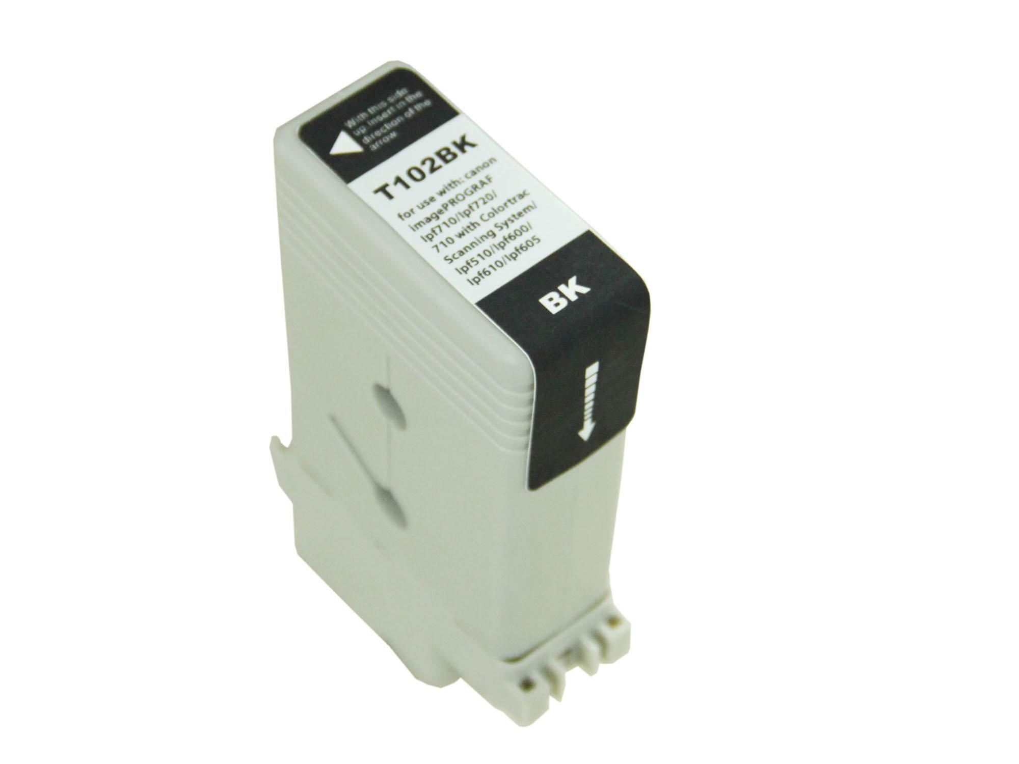 Compatible Canon PFI-102BK Black Ink Ctg