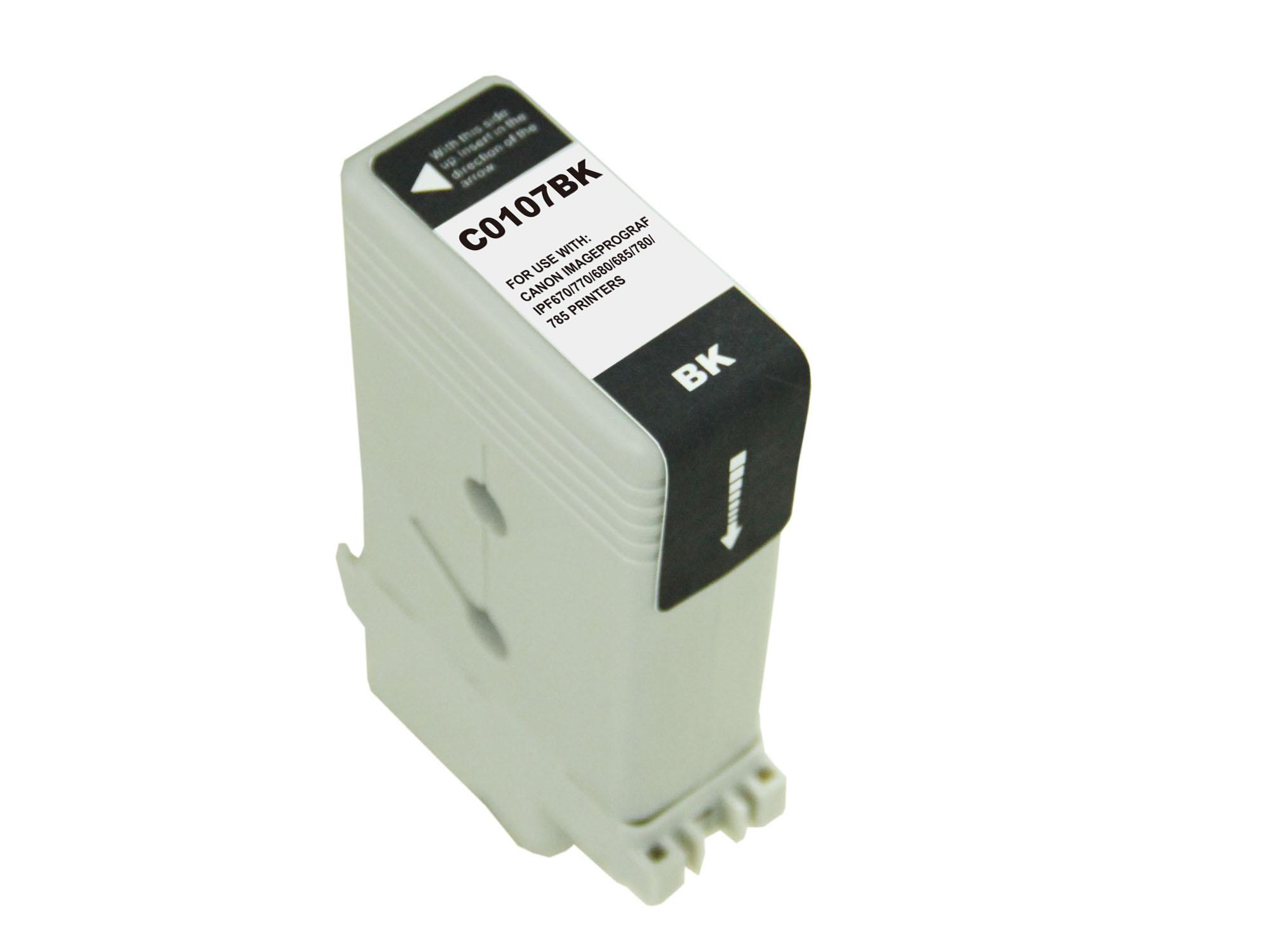 Compatible Canon G+G PFI-107BK Black Ink Ctg