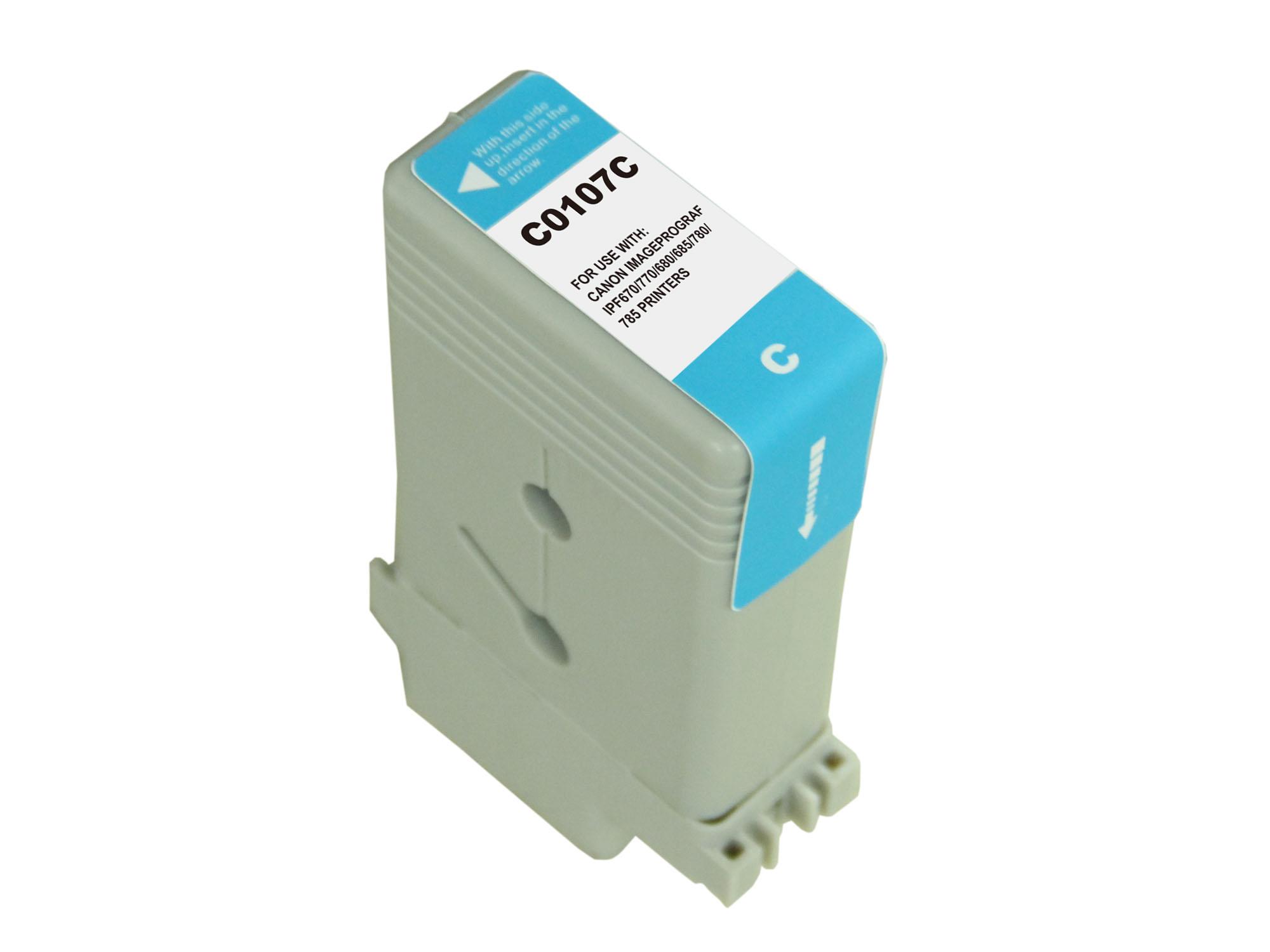 Compatible Canon G+G PFI-107C Cyan Ink Ctg