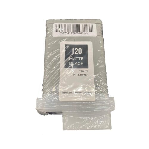 Remanufactured Canon PFI-120MBK Matte Black Ink Cartridge