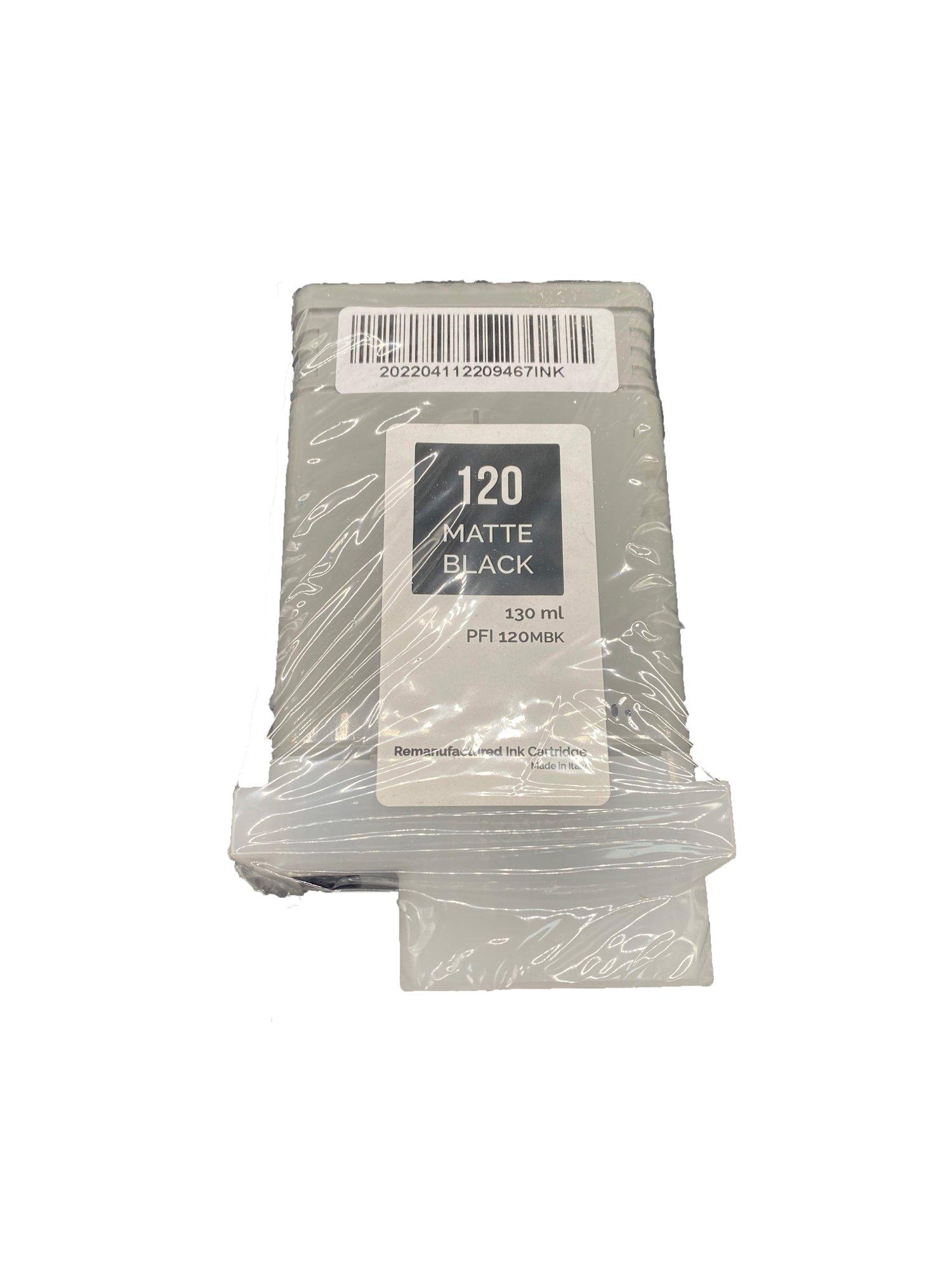 Remanufactured Canon PFI-120MBK Matte Black Ink Cartridge