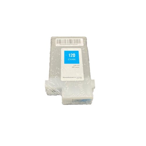 Remanufactured Canon PFI-120C Cyan Ink Cartridge