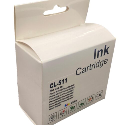 Remanufactured Canon MP240 Colour Ink CL-511 [R-CL-511]