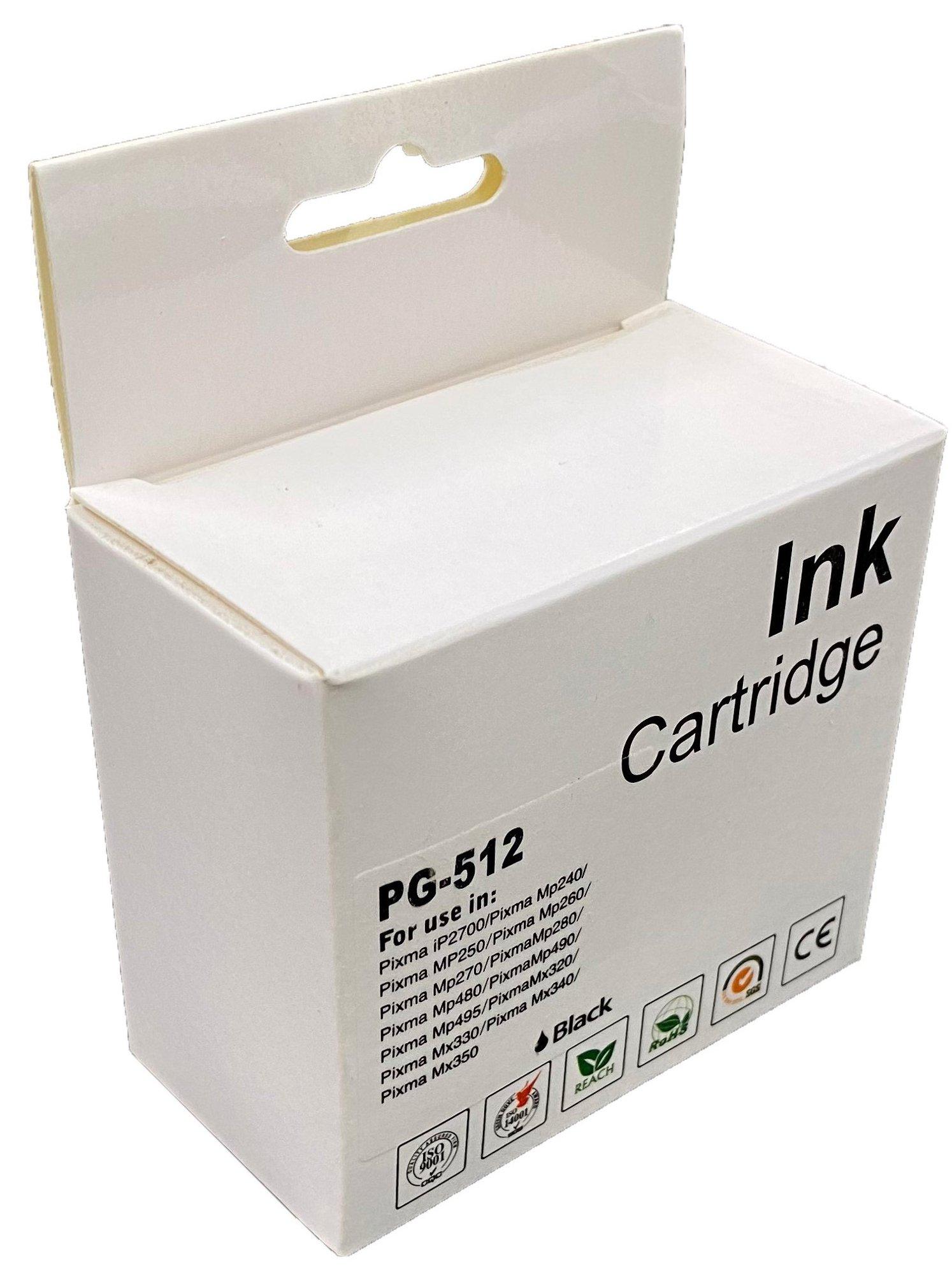 Remanufactured Canon PG512 High Yield Black Ink Ctg [R-PG-512]