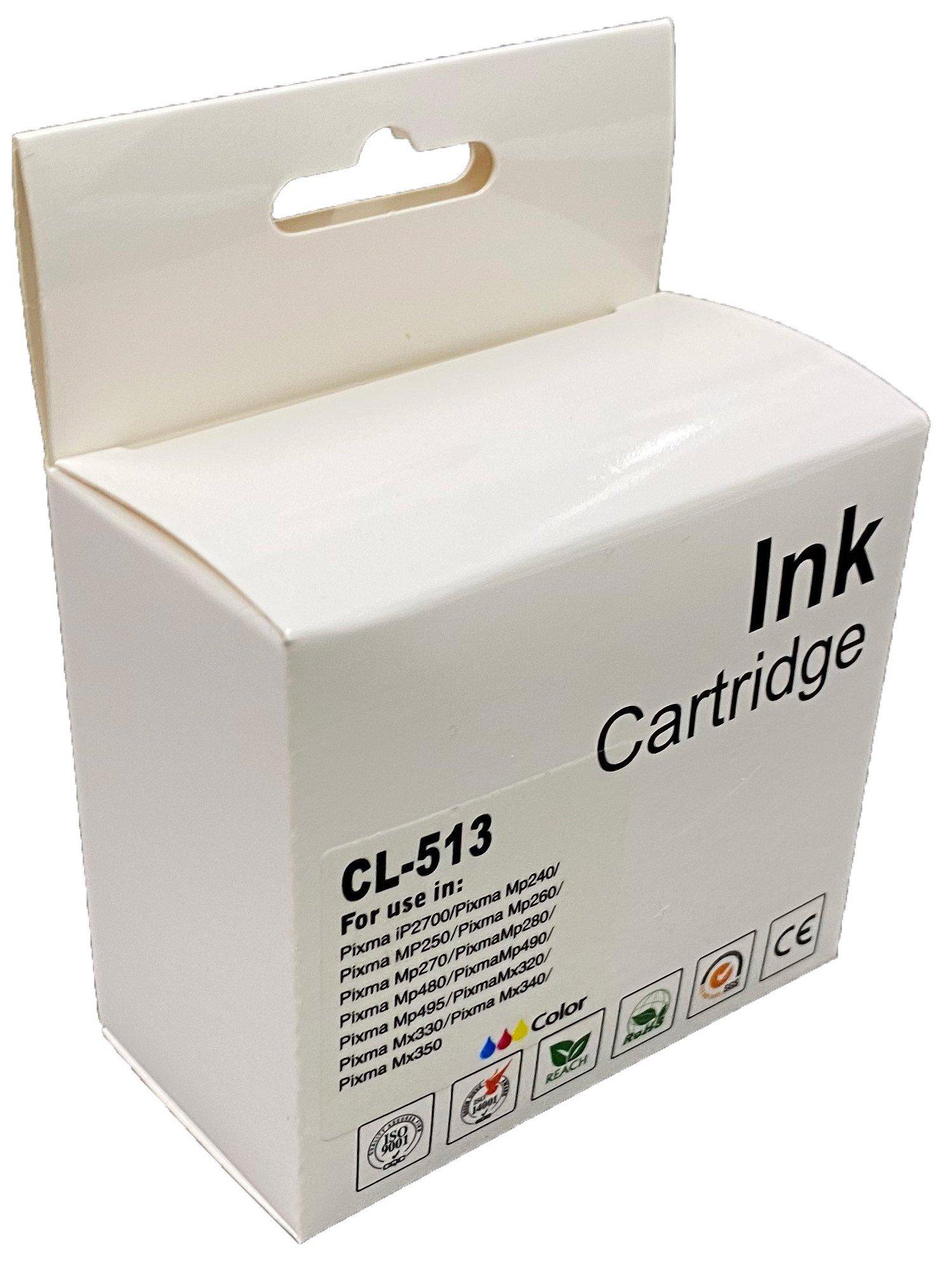 Remanufactured Canon CL513 High Yield Tri Colour Ink Ctg [R-CL-513]