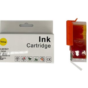 Compatible Canon IP7250 CLI-551 XLY Yellow Ink Ctg [CC-551Y XL]