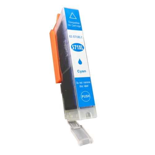 Compatible Canon CLI-571XLC High Yield Cyan Ink Ctg 0332C001