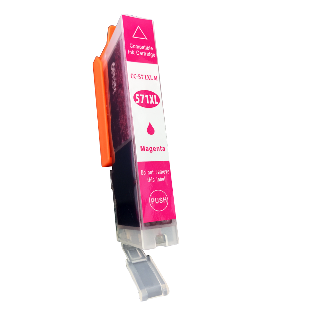 Compatible Canon CLI-571XLM High Yield Magenta Ink Ctg 0333C001