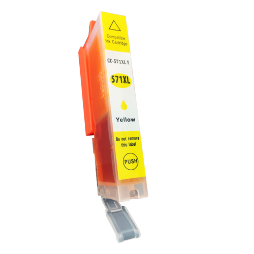 Compatible Canon CLI-571XLY High Yield Yellow Ink Ctg 0334C001