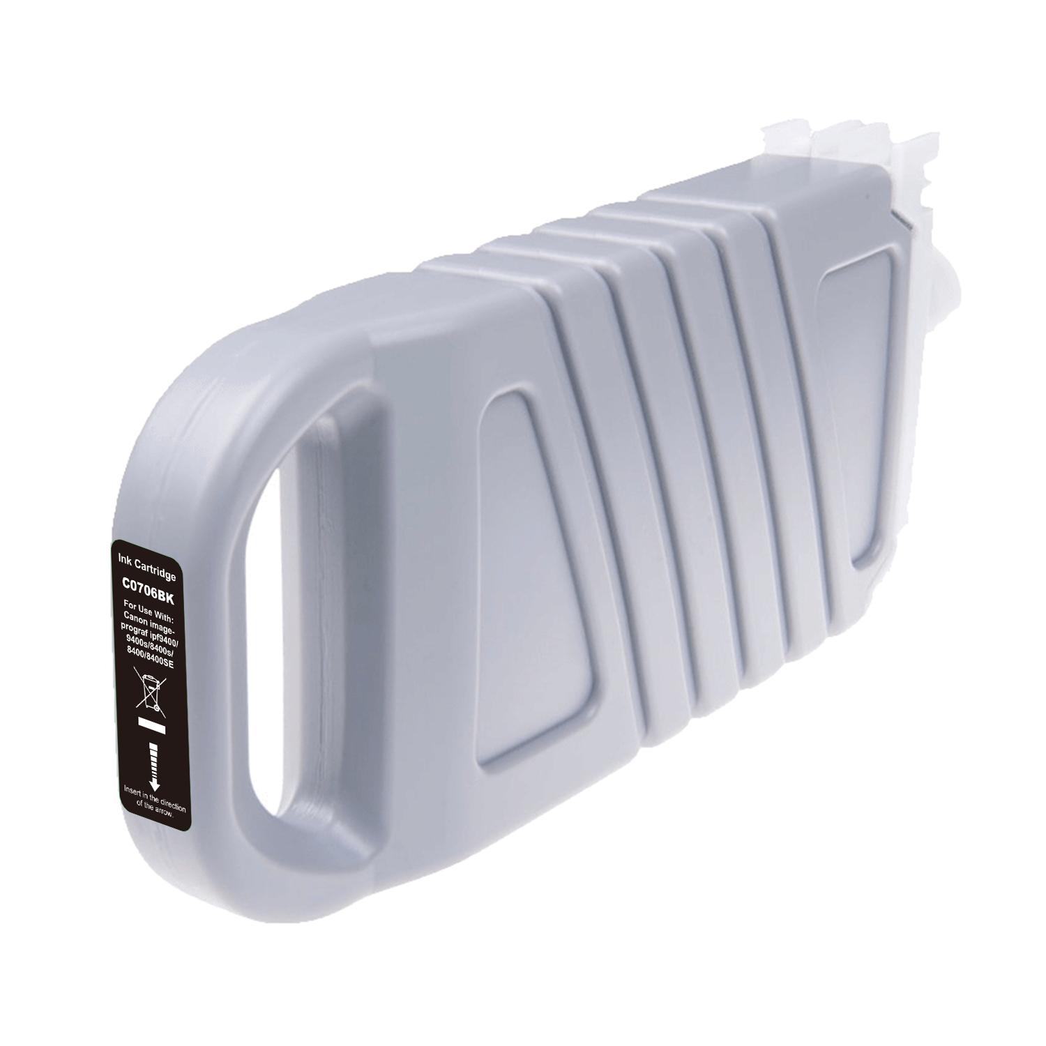 Compatible Canon G+G PFI-706BK Hi Cap Black Wide Format Ink Ctg 6681B001AA