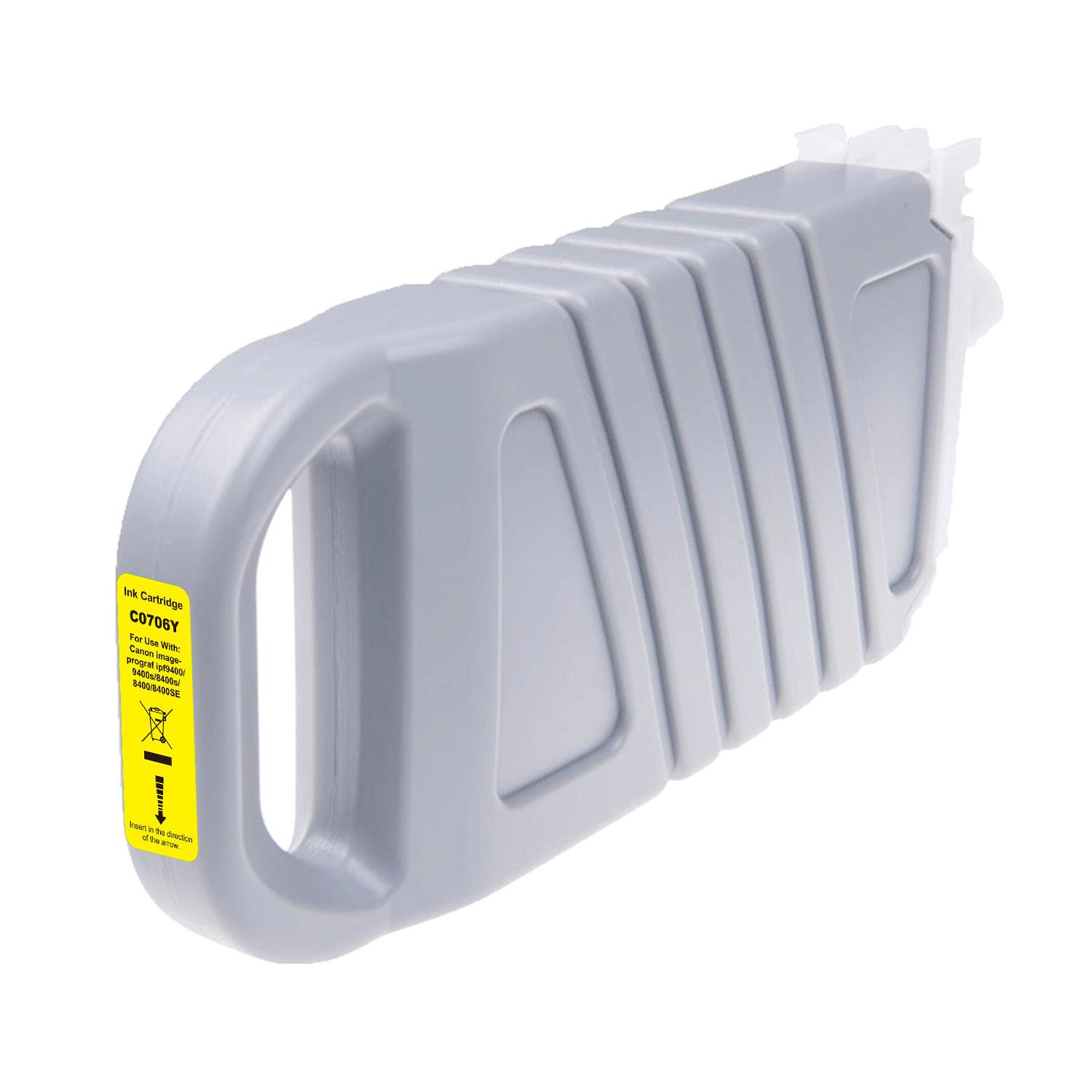 Compatible Canon G+G PFI-706Y Hi Cap Yellow Wide Format Ink Ctg 6684B001AA