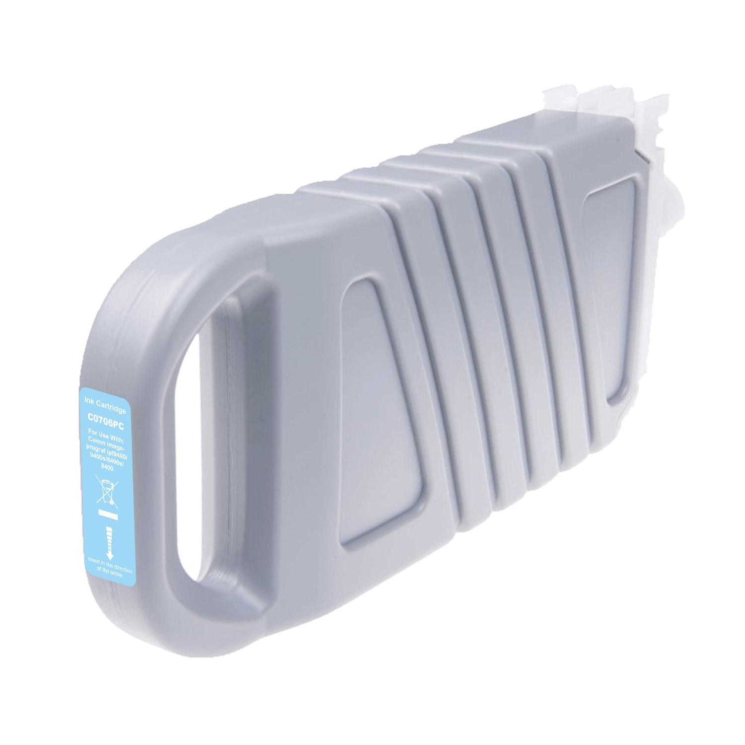 Compatible Canon G+G PFI-706PC Hi Cap Photo Cyan Wide Format Ink Ctg 6685B001AA
