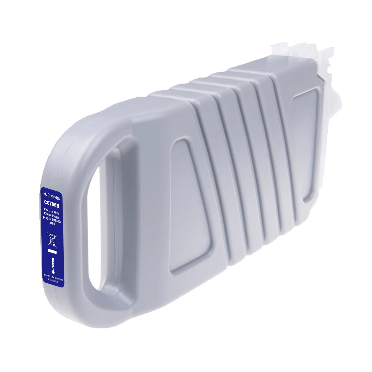 Compatible Canon G+G PFI-706B Hi Cap Blue Wide Format Ink Ctg 6689B001AA
