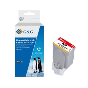 Compatible Canon G+G PFI-4100MBK Matte Black Ink Cartridge 6776C001