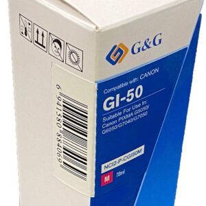 Compatible Canon G+G GI-50M Magenta Ink Bottle