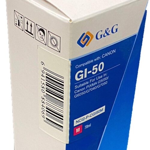 Compatible Canon G+G GI-50M Magenta Ink Bottle