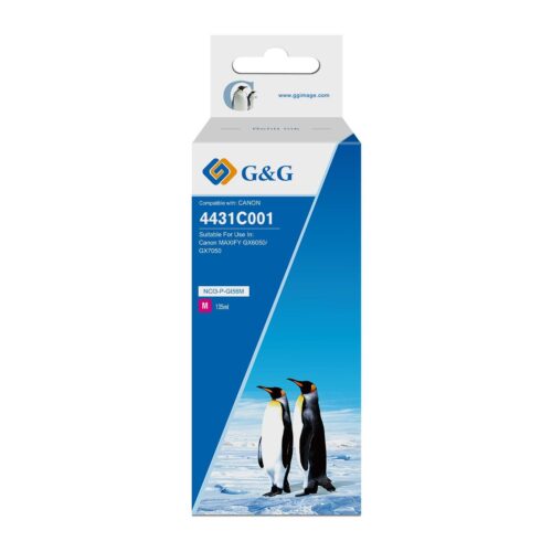 Compatible Canon G+G GI-56M Magenta Ink Bottle 4431C001 135ml Ink 14000 Pages