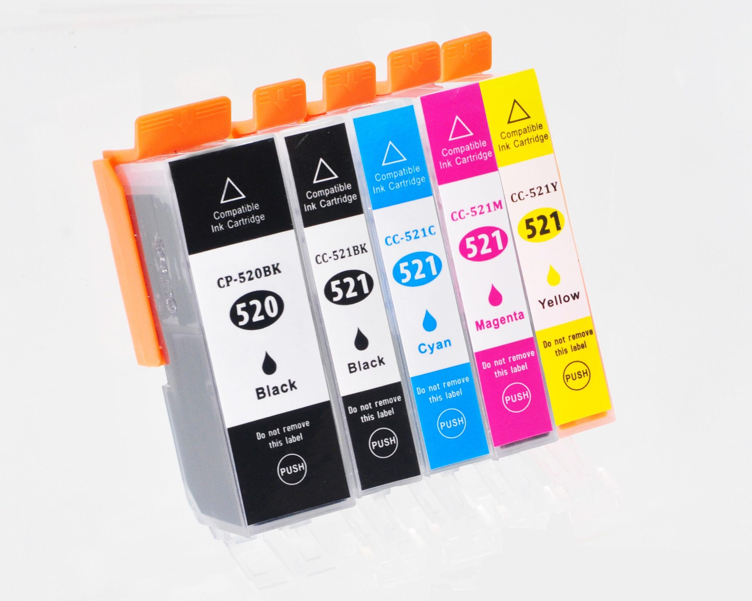 Compatible Canon IP3600 PGI520/CLI521 Multipack 5 Ink Ctgs [PGI520BK/CLI521BK/C/M/Y]