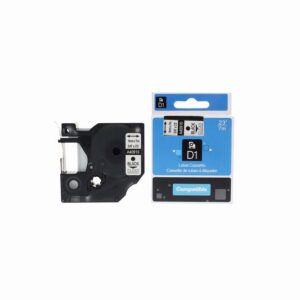 Compatible Dymo YT-40910 S0720670 Labelling Tape Cassette Black on Clear