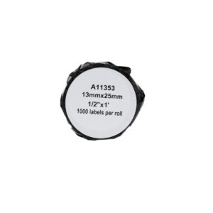 Compatible Dymo 11353 Multipurpose Labels 2 lines (Paper) Pack of 1000 S0722530 (13mm x 25mm)