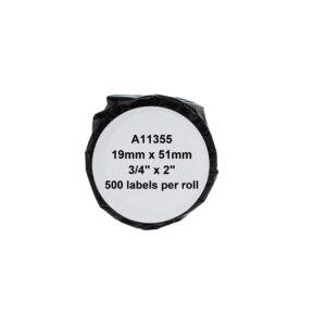 Compatible Dymo 11355 Multipurpose Labels (Paper) Pack of 500 S0722550 (19mm x 51mm)