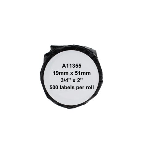 Compatible Dymo 11355 Multipurpose Labels (Paper) Pack of 500 S0722550 (19mm x 51mm)