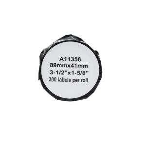 Compatible Dymo 11356 Small Name Badge Labels (Paper) Pack of 300 S0722560 (89mm x 41mm)