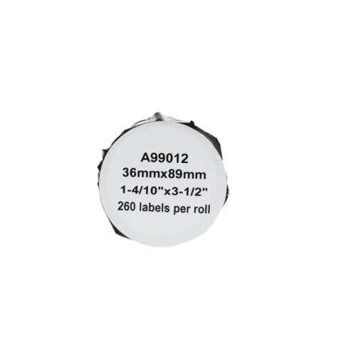 Compatible Dymo 99012 Large Address Labels (Paper) Pack of 260 S0722400 (36mm x 89mm)