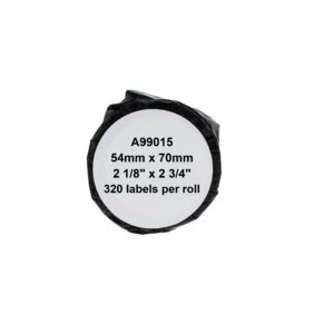 Compatible Dymo 99015 Large Multipurpose Labels (Paper) Pack of 320 S0722440 (54mm x 70mm)