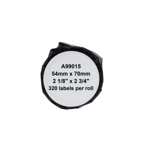 Compatible Dymo 99015 Large Multipurpose Labels (Paper) Pack of 320 S0722440 (54mm x 70mm)