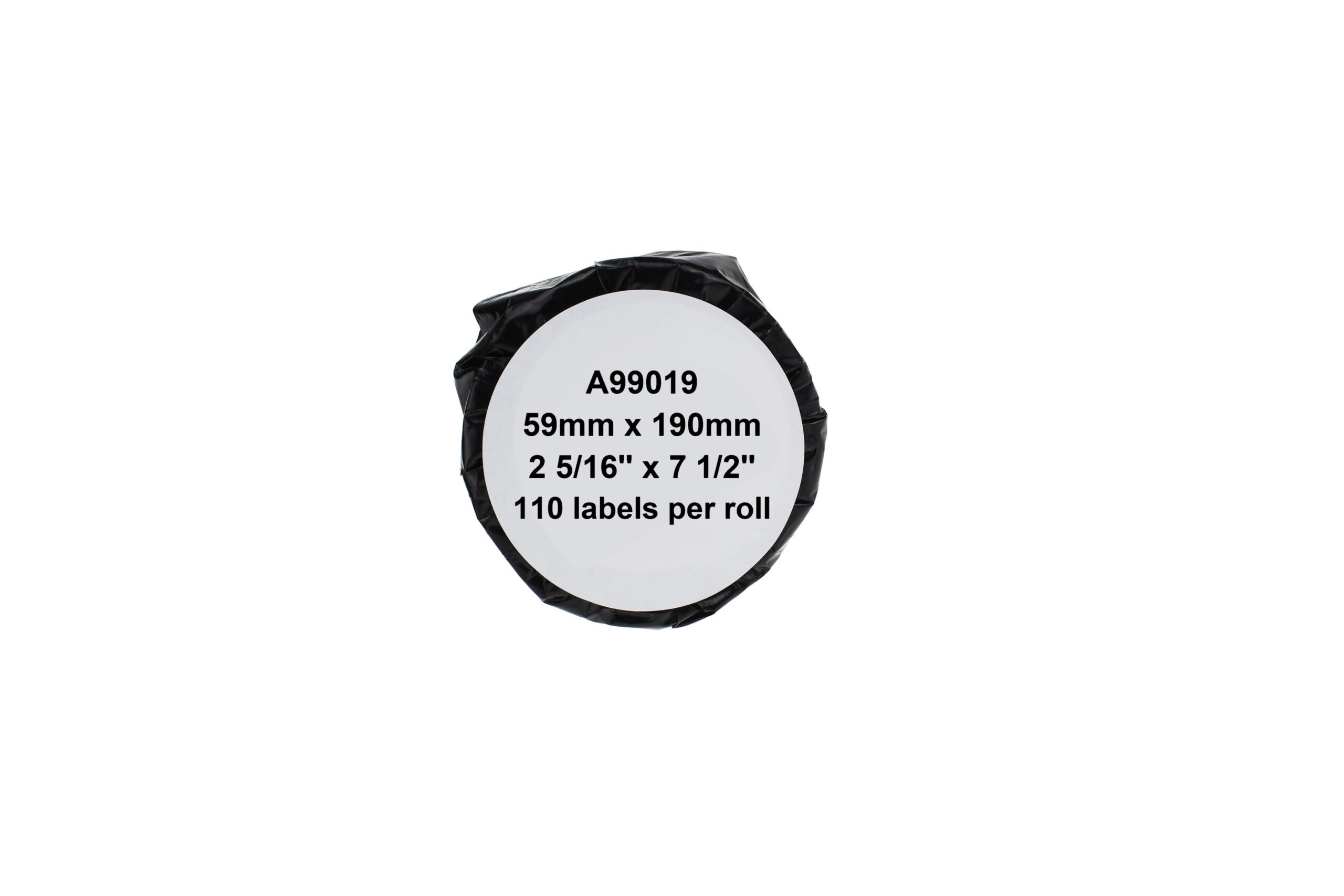 Compatible Dymo 99019 Large Lever Arch File Labels (Paper) Pack of 110 S0722480 (59mm x 190mm)