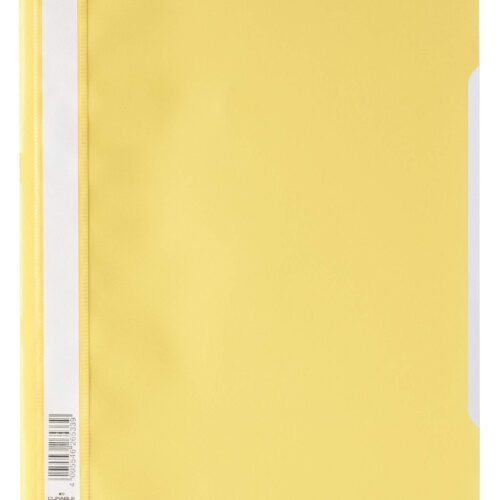 Durable Clear View A4 Folder Yellow (25)