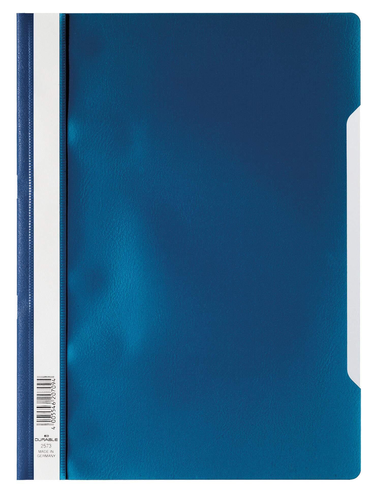 Durable Clear View A4 Folder Dark Blue (50)