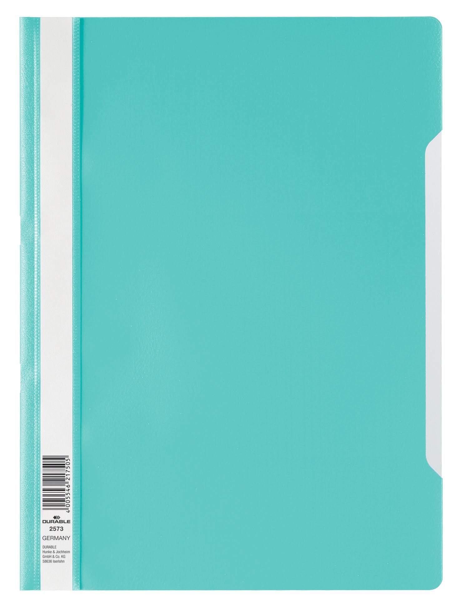 Durable Clear View A4 Folder Turquoise (50)