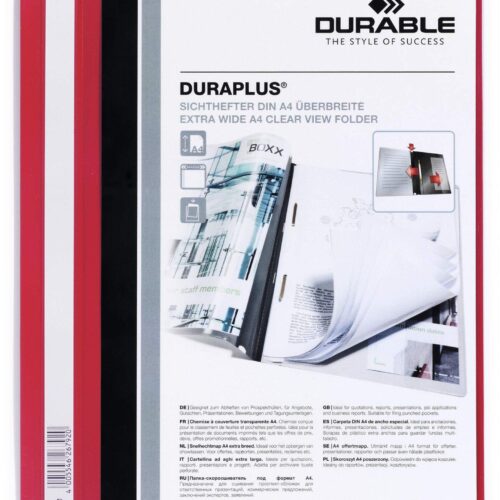 Durable DURAPLUS A4+ Folder Red (25)