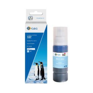 Compatible Epson G+G 107 Light Cyan Ink Bottle C13T09B540 70ml Ink 7200 Pages
