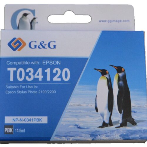 Compatible Epson G+G T0341 Black Ink Ctg T034140
