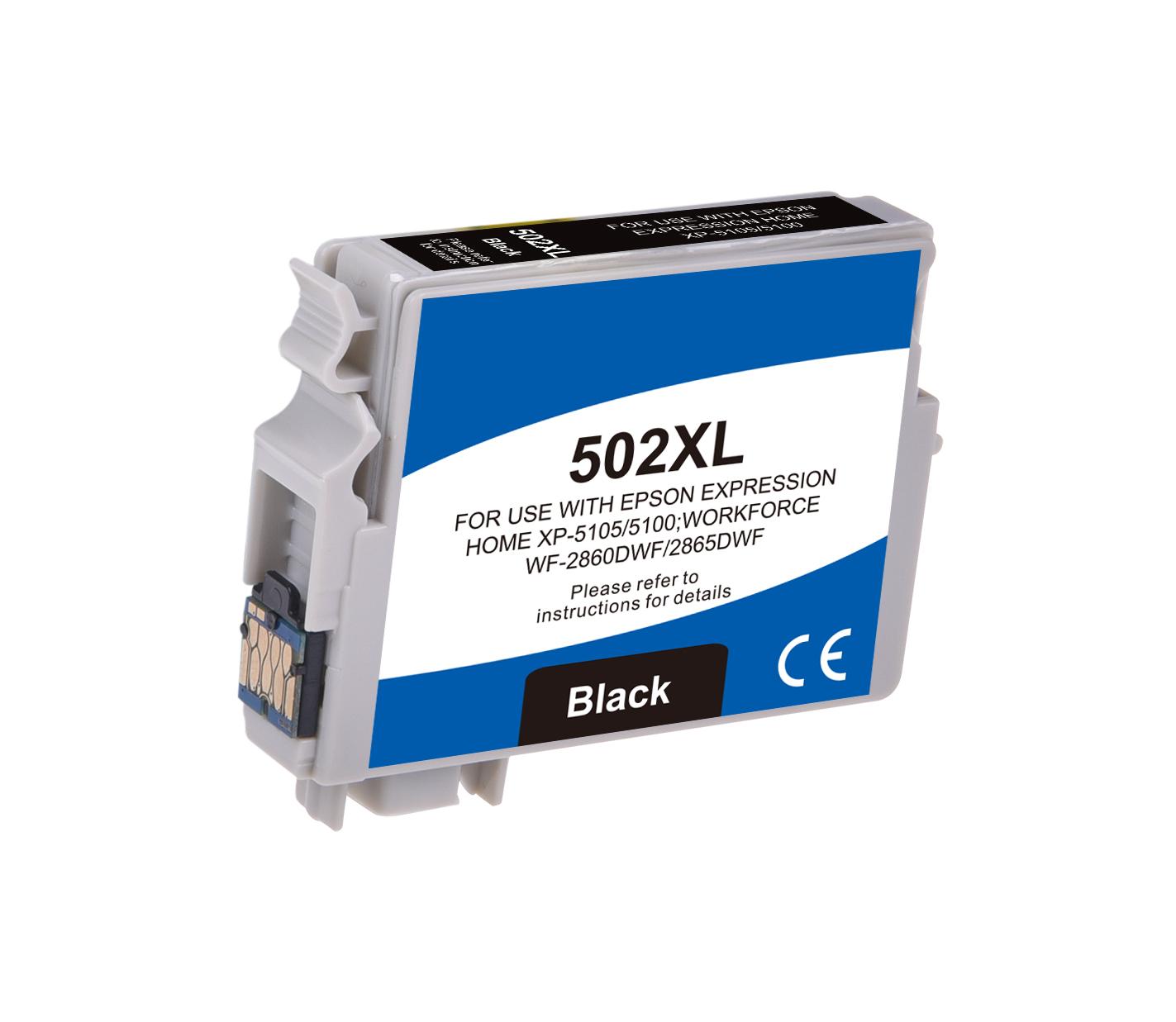Compatible Epson G+G 502XLBK Hi Cap Black Ink Ctg C13T02W14010
