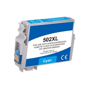 Compatible Epson G+G 502XLC Hi Cap Cyan Ink Ctg C13T02W24010