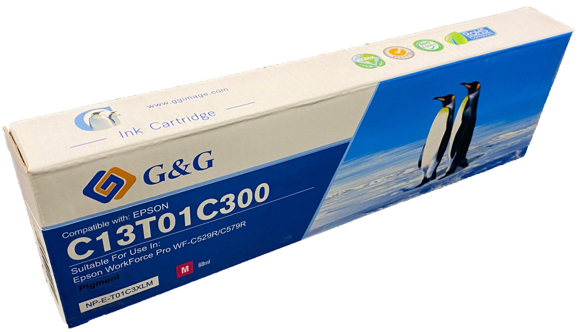 Compatible Epson G+G C13T01C300 Magenta Ink Ctg