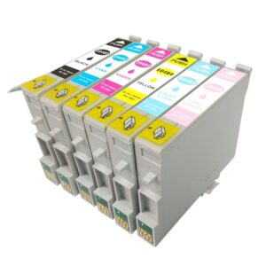 Compatible Epson R300 Rainbow Pack 6 Carts T048720