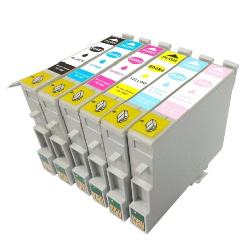 Compatible Epson R300 Rainbow Pack 6 Carts T048720