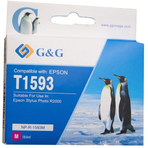 Compatible Epson G+G T1593 Magenta Ink Ctg C13T159340