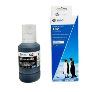 Compatible Epson 102 Ecotank Black Ink Bottle C13T03R140 - UNBOXED