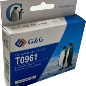 Compatible Epson G+G T0961 Photo Black Ink Ctg C13T09614010
