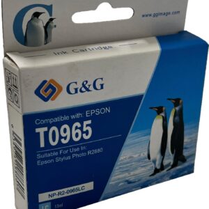 Compatible Epson G+G T0965 Light Cyan Ink Ctg C13T09654010