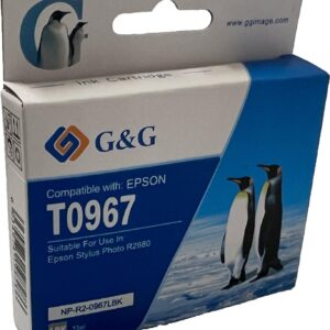 Compatible Epson G+G T0967 Light Black Ink Ctg C13T09674010