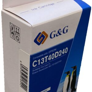 Compatible Epson G+G T40D2 Cyan Wide Format Ink Ctg C13T40D240