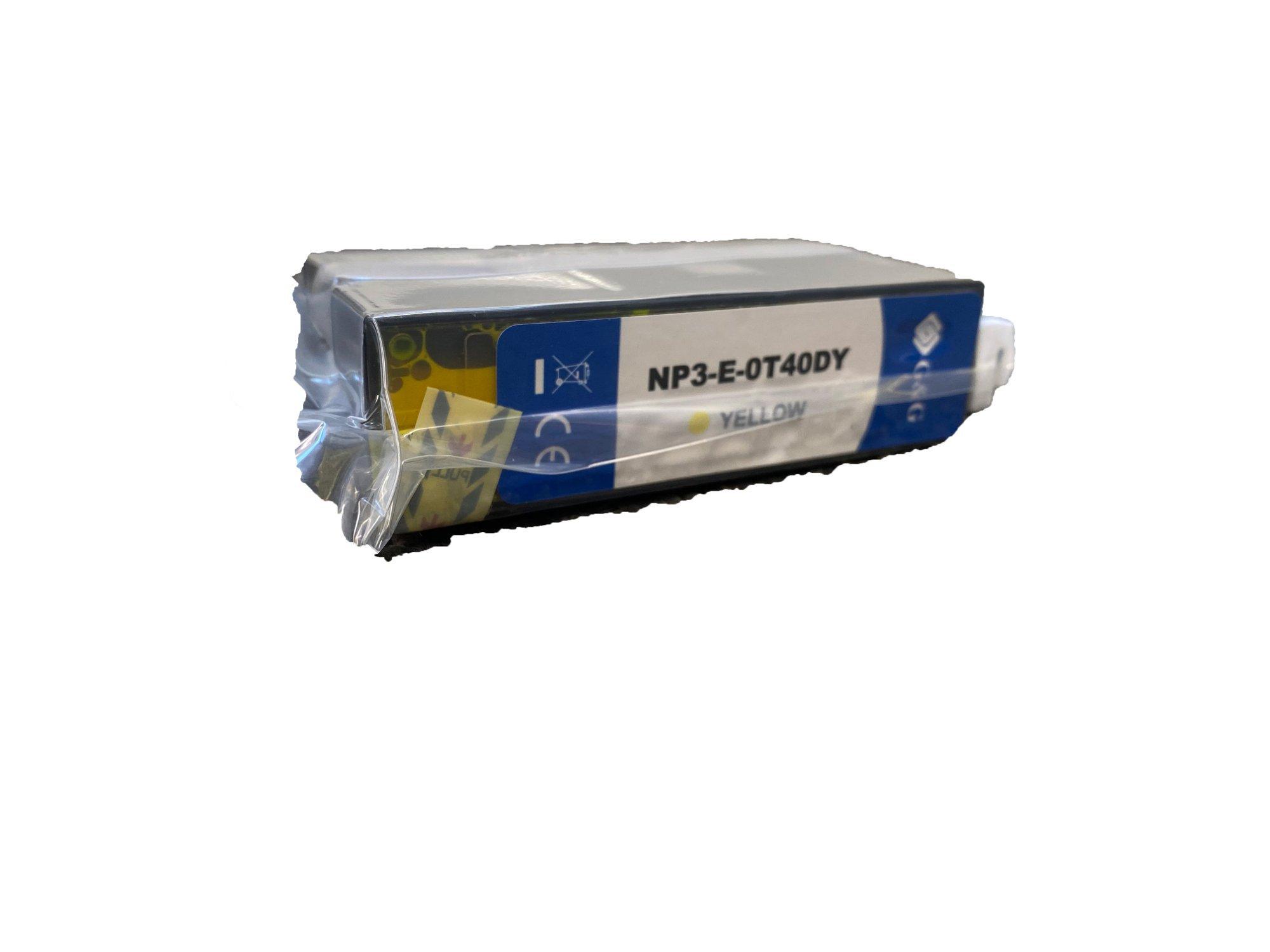 Compatible Epson G+G T40D4 Yellow Wide Format Ink Ctg C13T40D440